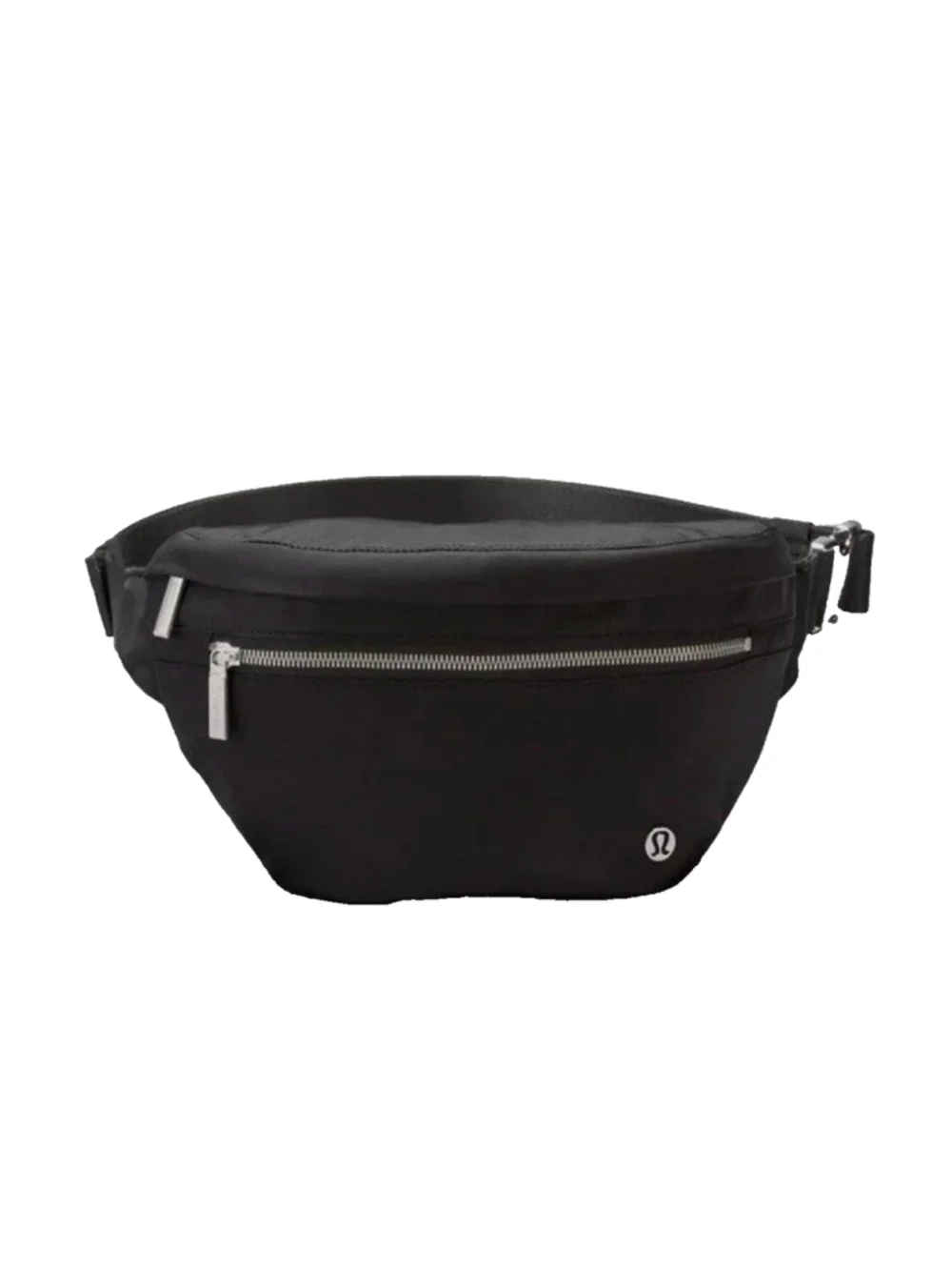 Lululemon City Adventurer Belt Bag 2.5L Silver Tone Hardware Black new